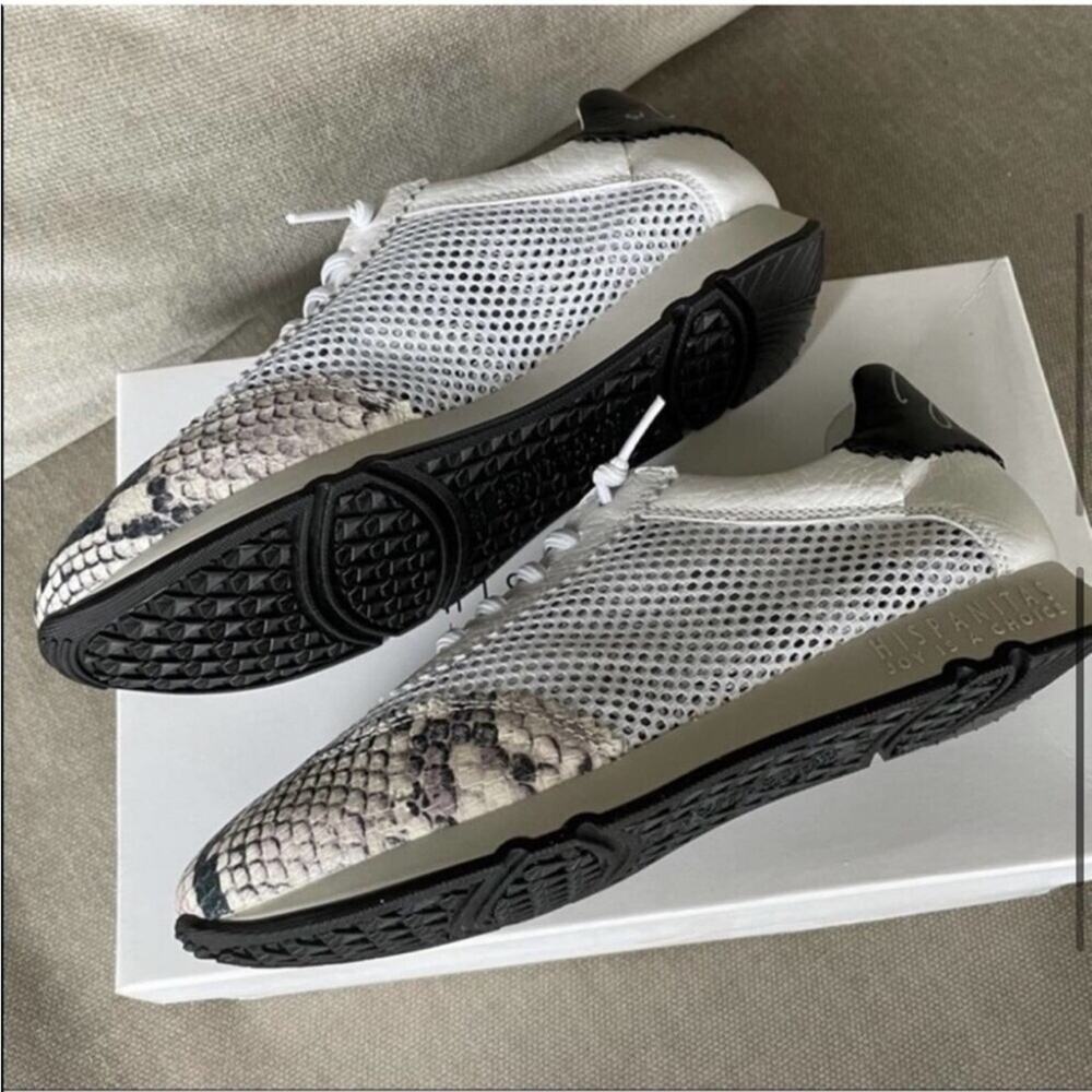 NWT Hispanitas Kyra Leather & Mesh Sneaker - Picture 5 of 8